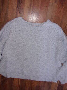 size 3x 3 x womens knit sweater light blue soft fuzzy plus sized